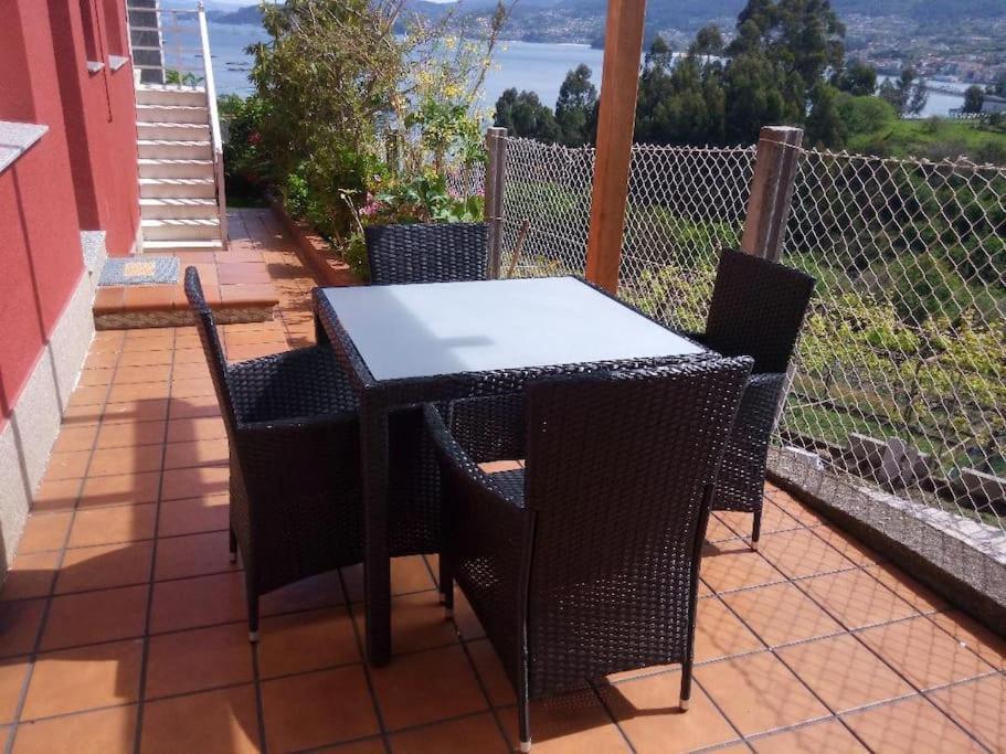 Apartamento Con Terraza Y Vistas Al Mar Bueu Exteriér fotografie