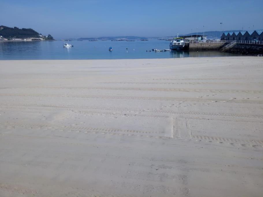 Apartamento Con Terraza Y Vistas Al Mar Bueu Exteriér fotografie